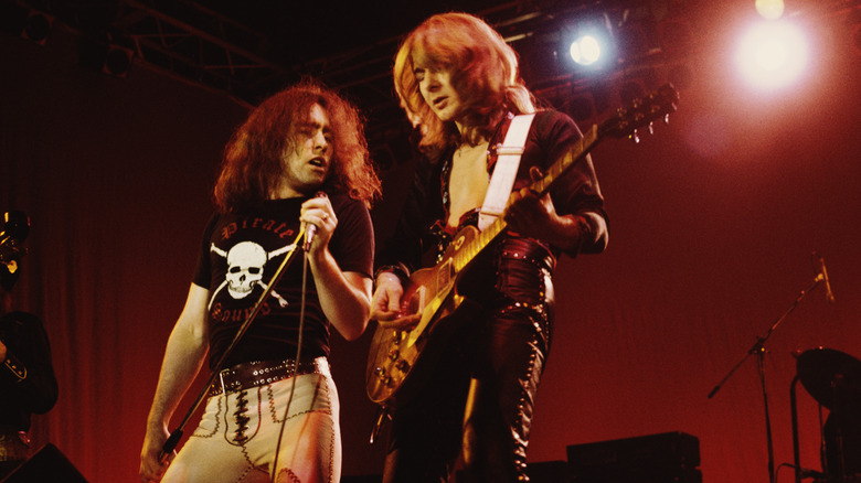 Paul Rodgers and Mick Ralphs onstage
