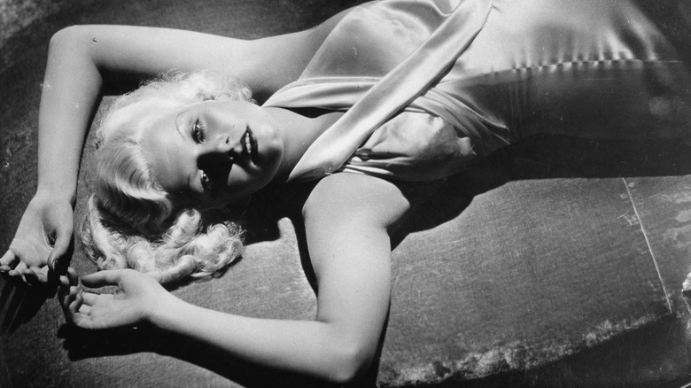 Jean Harlow reclining