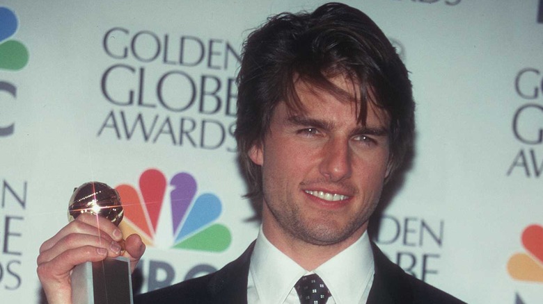 Tom Cruise with golden globe