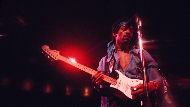 Jimi Hendrix onstage