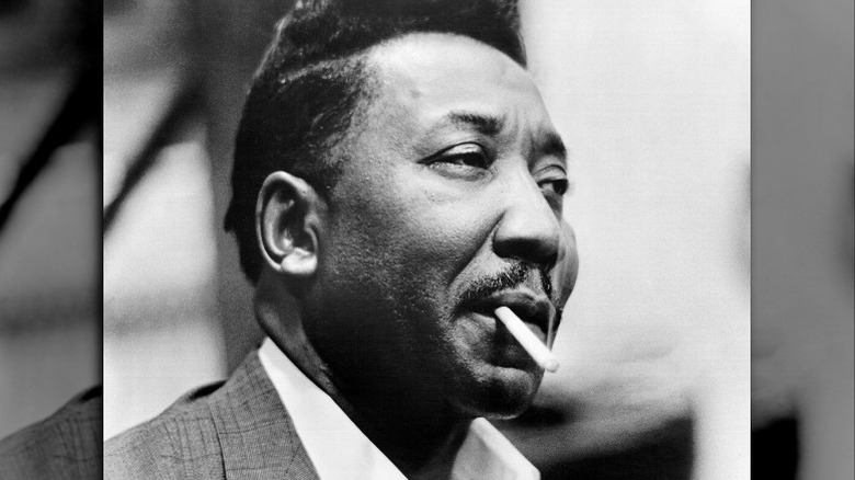 Muddy Waters with cigarette circa 1970