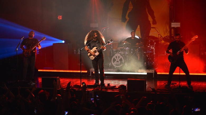 coheed and cambria onstage