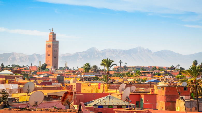 Marrakech, Morocco. panorama