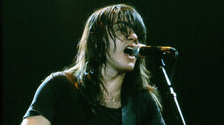 Malcolm Young on stage, 1988