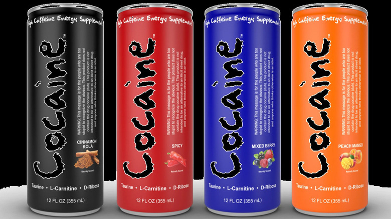 Cans of Cocaine energy drink