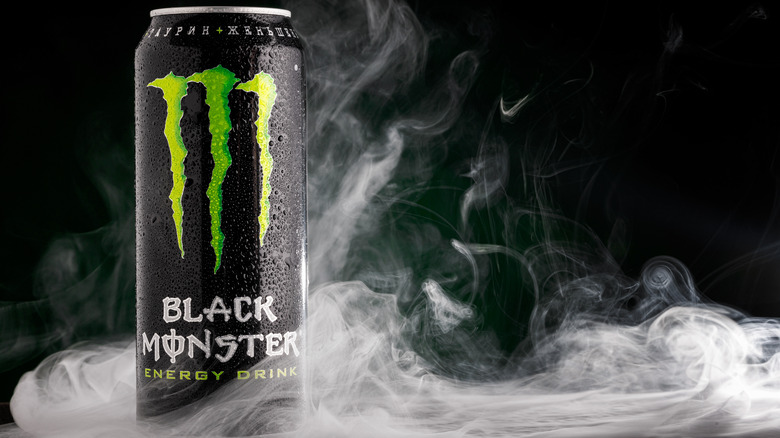 Can of Monster Energy drink