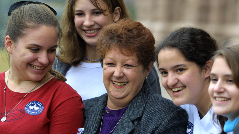 Norma McCorvey with pro-life movement