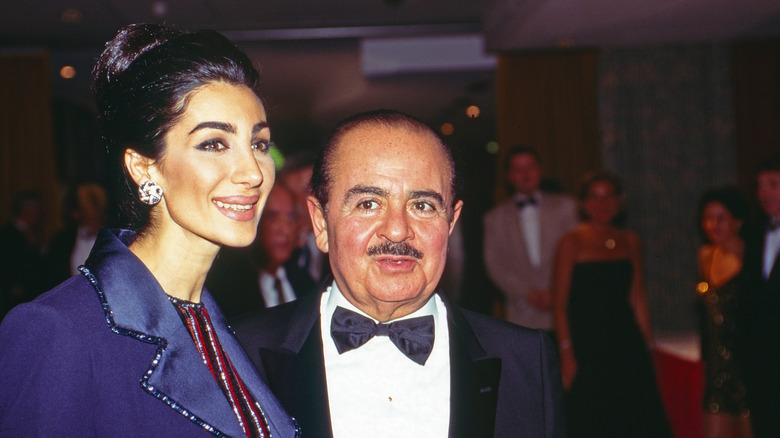 Adnan Khashoggi and Soraya Khashoggi in 1996