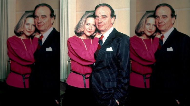 Rupert Murdoch and Anna Murdoch in 1989