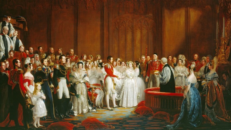 painting of The Marriage of Queen Victoria