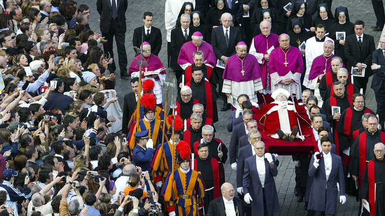 Pope John Paul II funeral procession