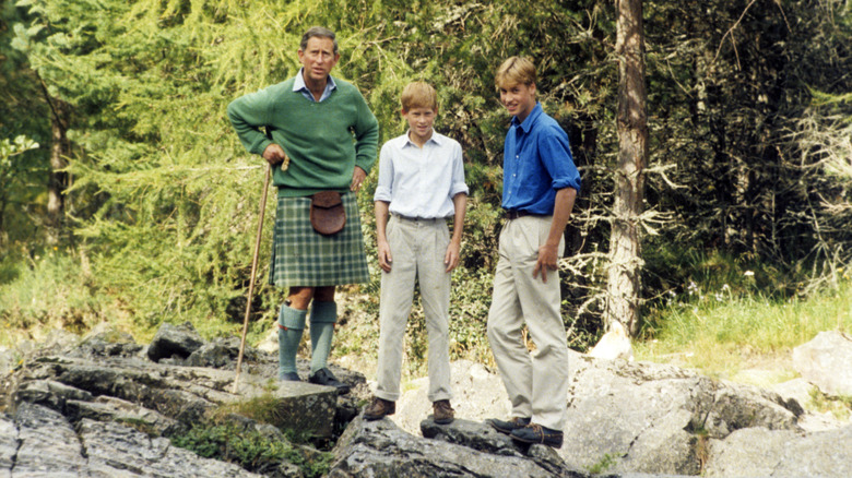 Prince Charles, Prince William, and Prince Harry