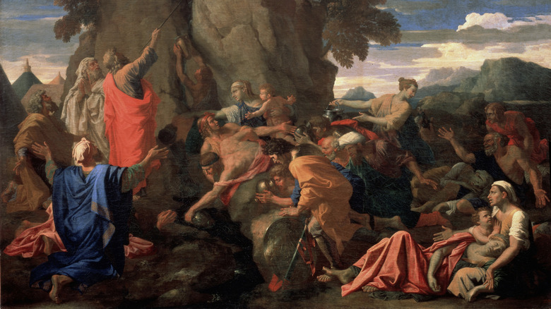 Moses leading the Israelites