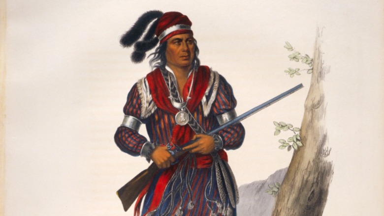 Tuko-see-mathla, a Seminole chief, between 1836 and 1844