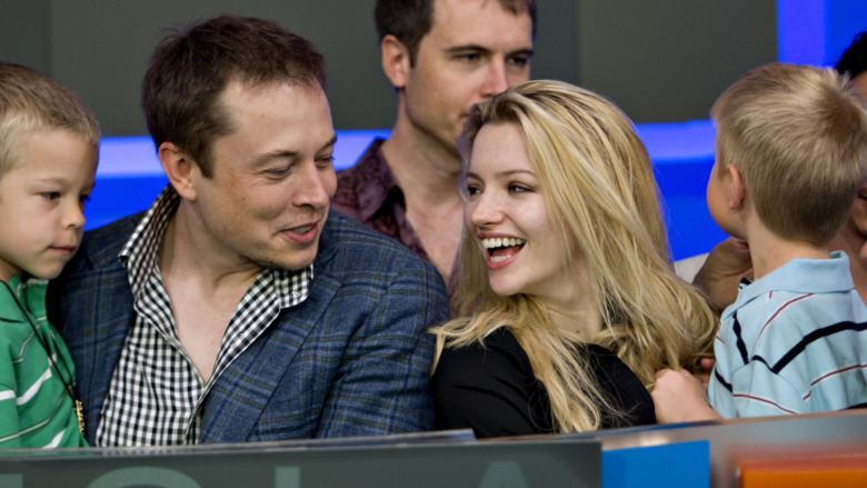Elon Musk, ex-wife Talulah, twins