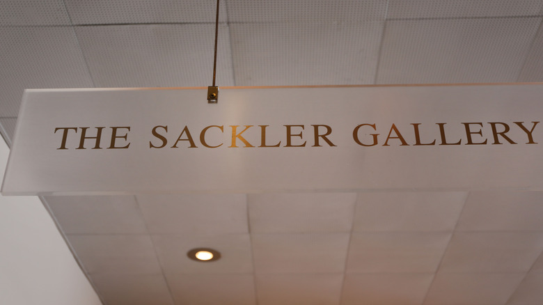 Sackler Gallery sign