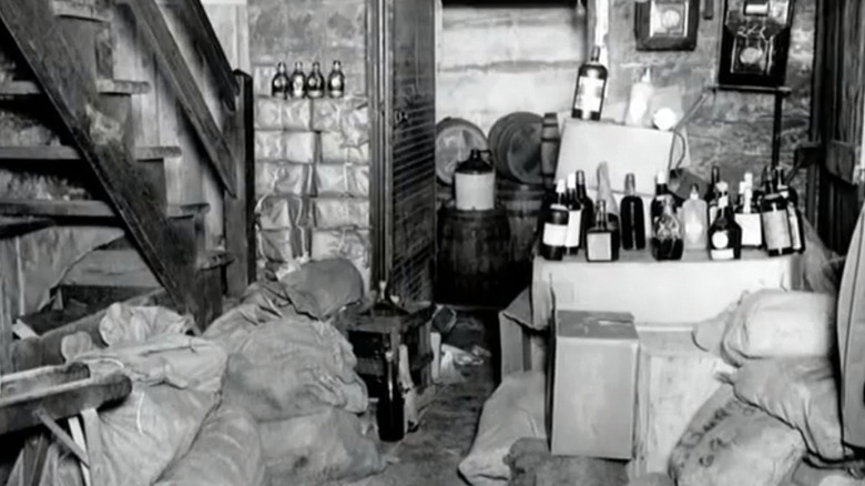 Prohibition-era whiskey hidden in walls