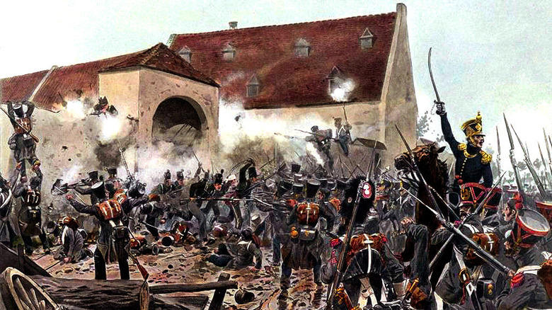 The storming of La Haye Sainte