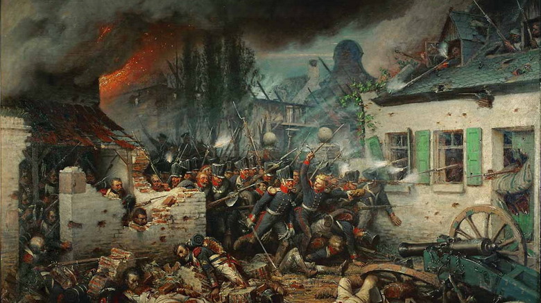 Planchenois Prussian attack