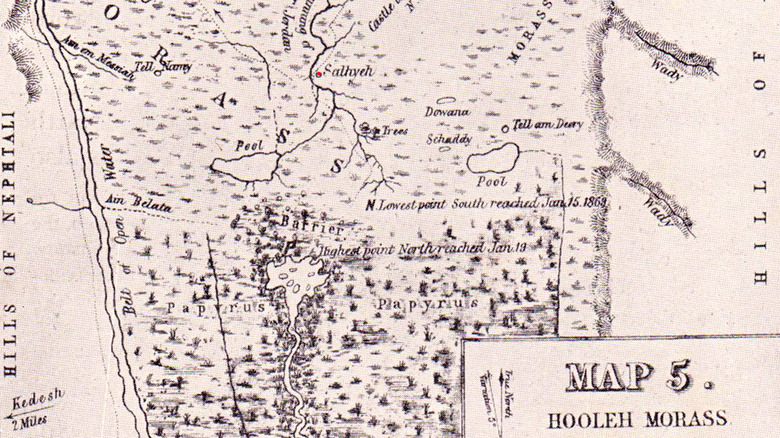 Hula Valley map