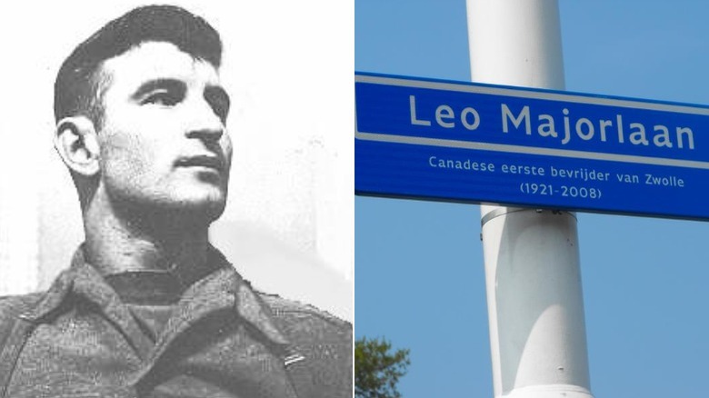 Léo Major and the street named after him in Zwolle
