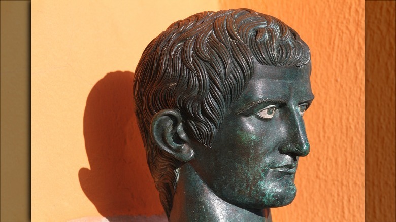 Bronze bust of Caligula
