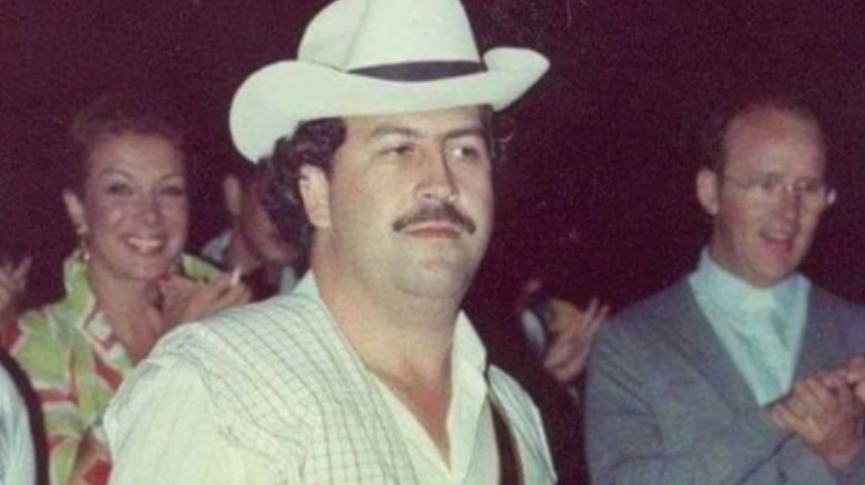 Pablo Escobar in a group