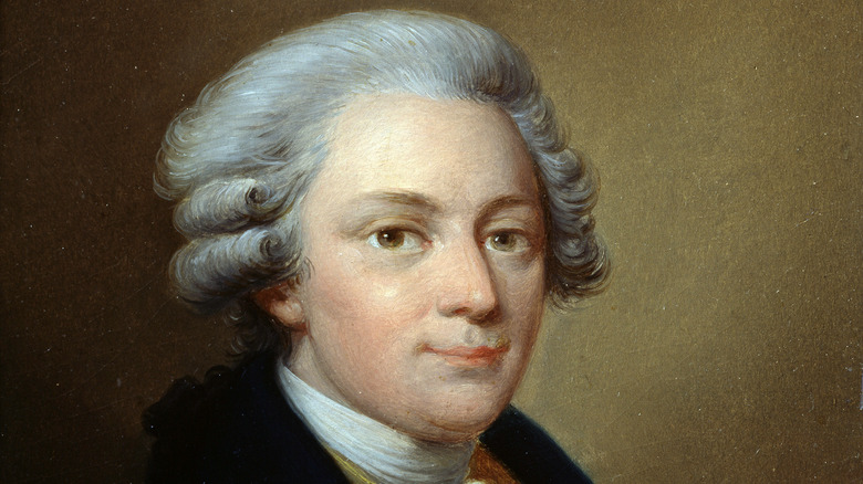 portrait of Wolfgang Amadeus Mozart