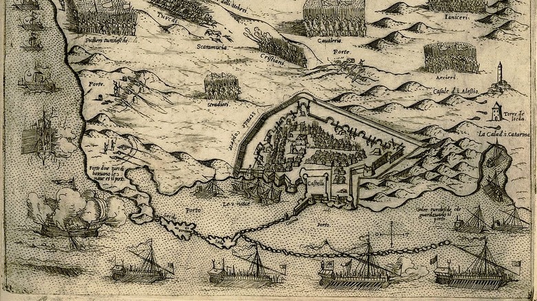 Famagusta siege map