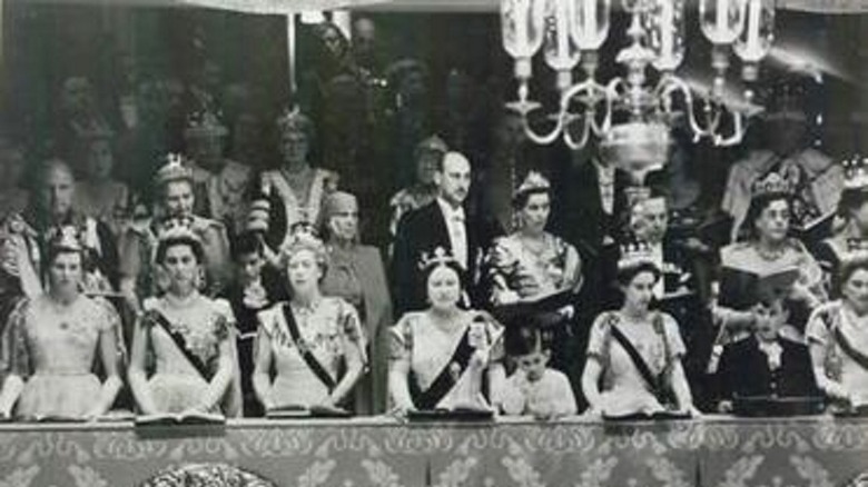 Cropped photo of Royalty at the Coronation via the UK National Archive