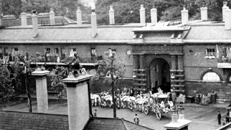 Coronation day procession