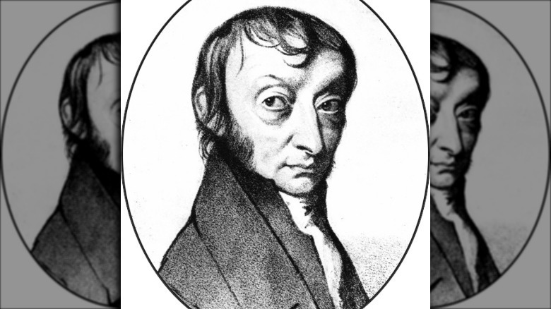 Drawing of Amedeo Avogadro