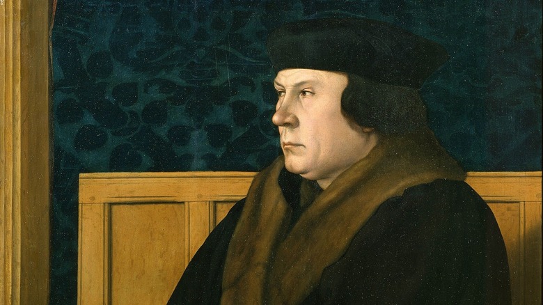 painting of Thomas Cromwell looking angry