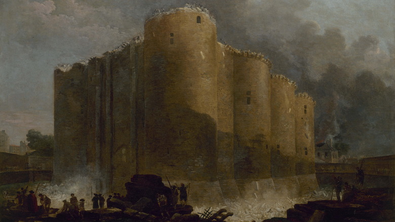 The Bastille in the Early Days of Its Demolition, 1789