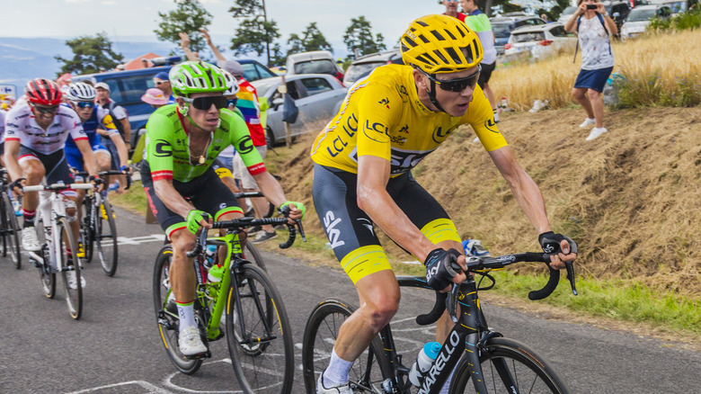 Yellow Tour de France jersey