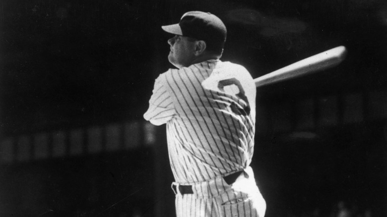 Babe Ruth at bat