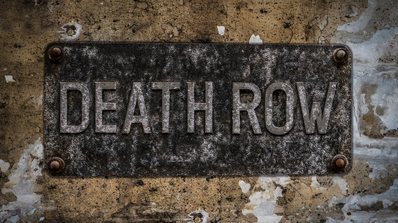 death row sign