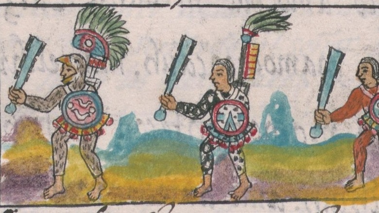 Aztec warriors