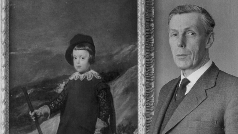 anthony blunt next to painting
