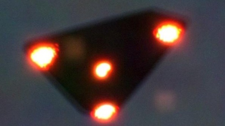 flying triangle Belgian UFO wave