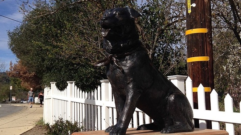 statue of Bosco in Sunol, California