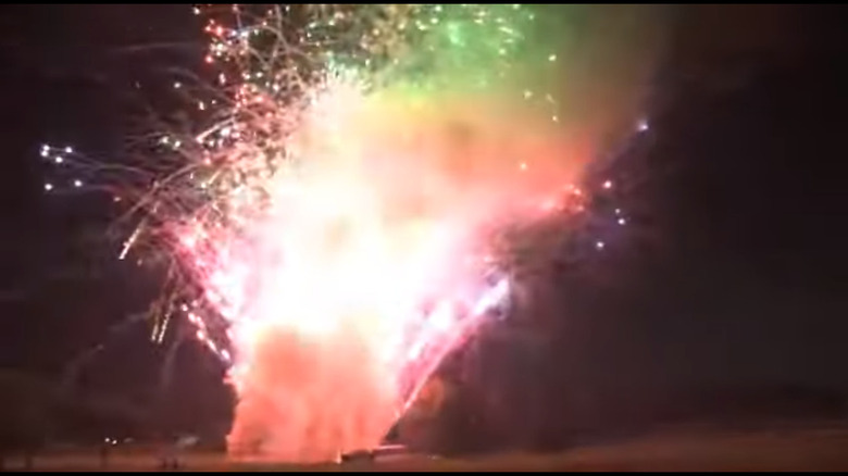Fireworks in Coraville, IA in 2013