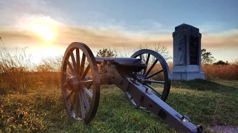 Gettysburg National Military Park at Dusk