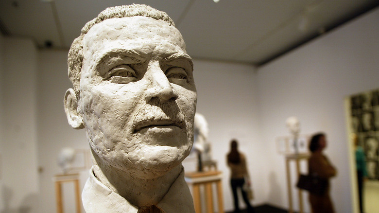 A bust of Josef Mengele 