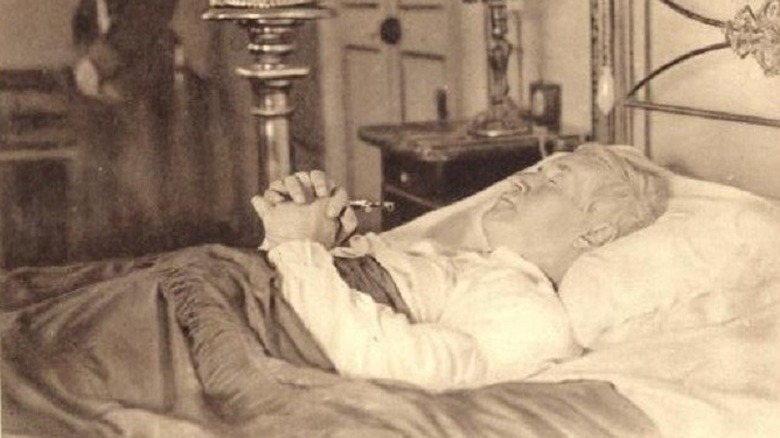 Picture of Pope Pius X immediately after death