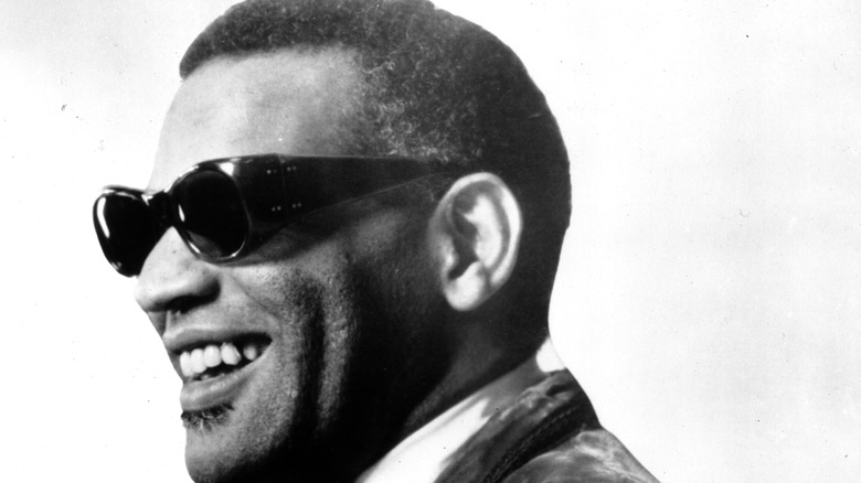 portrait of Ray Charles in 1965