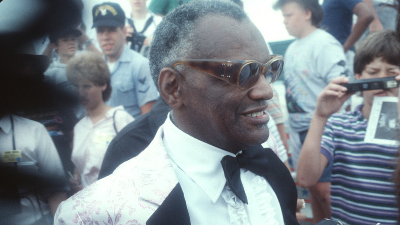 portrait of Ray Charles at a 1975 event