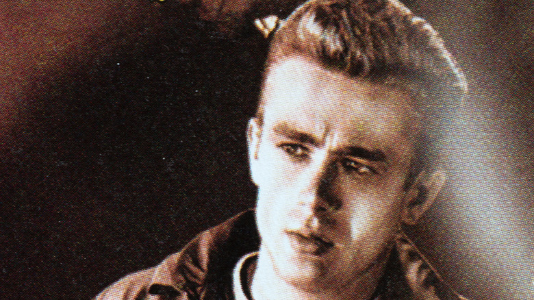 James Dean on a postage stamp