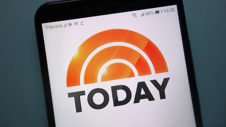 Today Show logo on a mobile screen