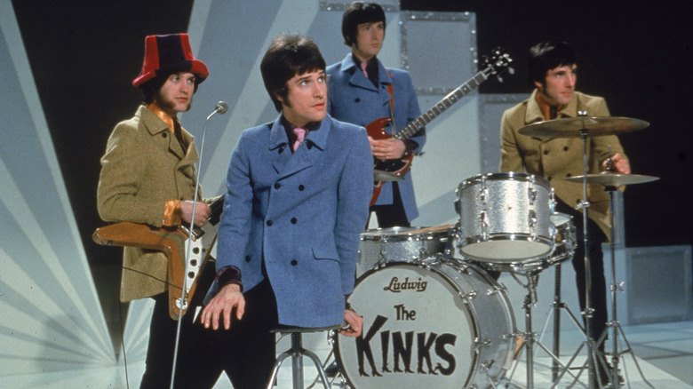 The Kinks performing